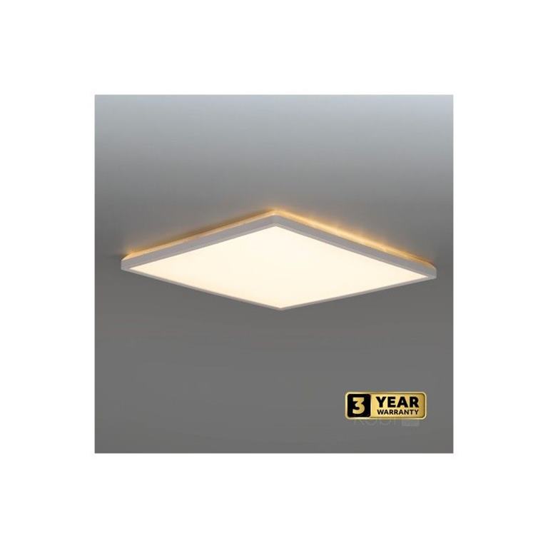 Stropné LED svietidlo NIVERA SQUARE 24W 3CCT IP54 Premium biele