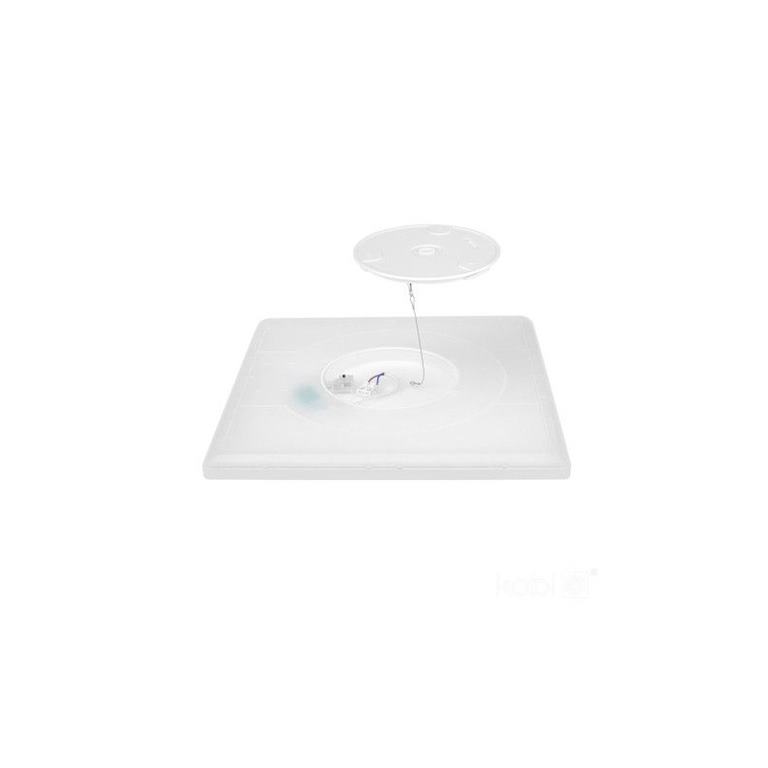 Stropné LED svietidlo NIVERA SQUARE 24W 3CCT IP54 Premium biele