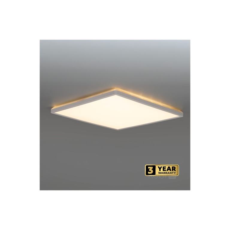 Stropné LED svietidlo NIVERA SQUARE 18W 3CCT IP54 Premium biele