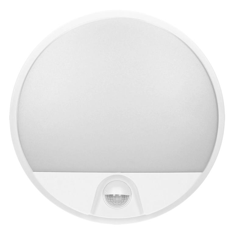 LED svietidlo AGAT 10W,senzor pohybu, IP54, 4000K, biele