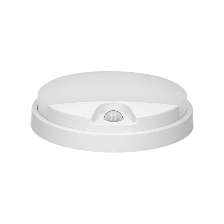 LED svietidlo AGAT 10W,senzor pohybu, IP54, 4000K, biele