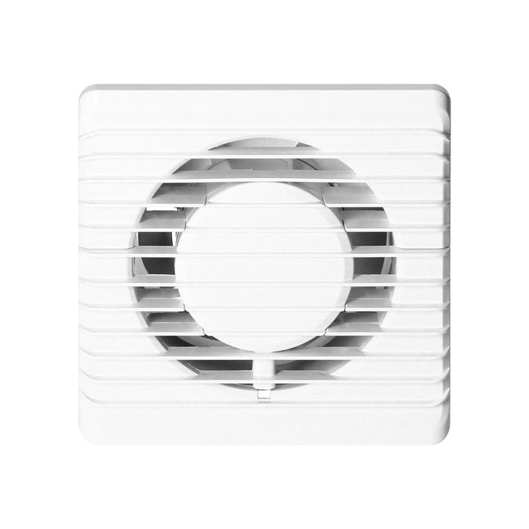 Kúpelňový ventilátor 100mm s časovačom a senzorom vlhkosti