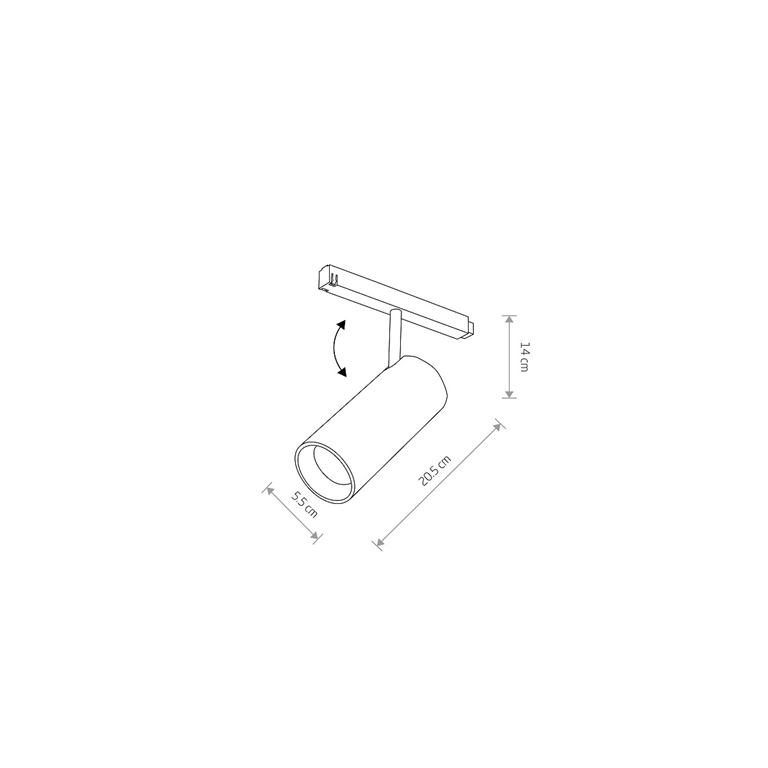 Svietidlo Nowodvorski LVM SPOT LED 15W 4000K 10655