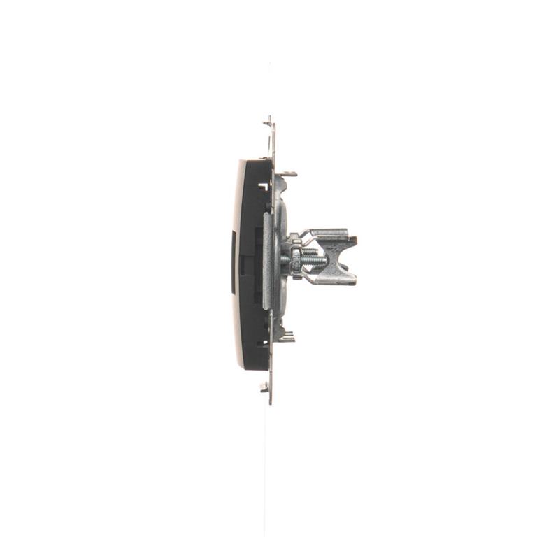 Kryt zásuvky 2x RJ45/RJ12 Simon 54 premium čierna matná