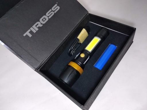 Svietidlo TIROSS ručné TS-1886,10W, USB, ZOOM