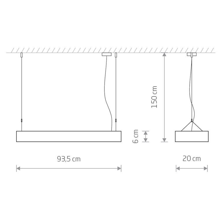 Svietidlo Nowodvorski SOFT LED WHITE 90X20 7545
