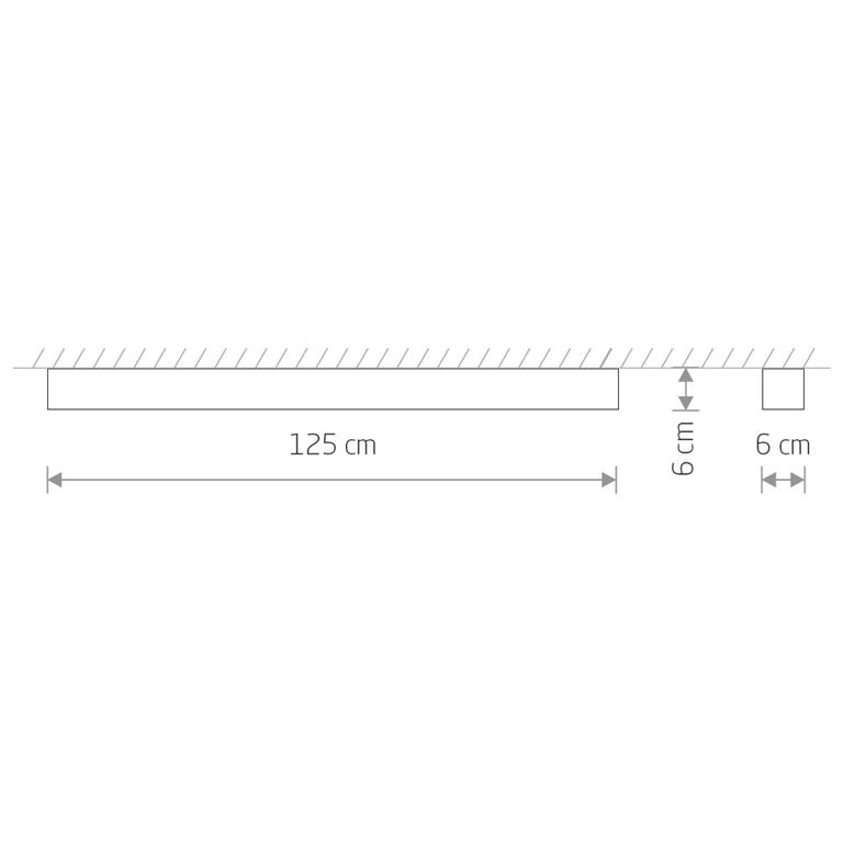 Svietidlo Nowodvorski SOFT LED GRAPHITE 120X6 7524