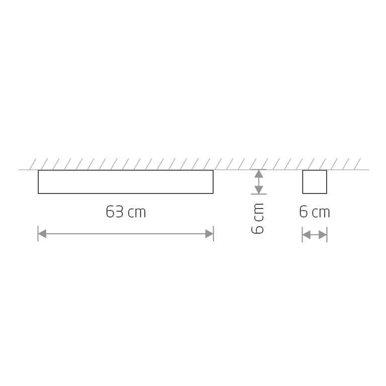 Svietidlo Nowodvorski SOFT LED GRAPHITE 60X6 7527
