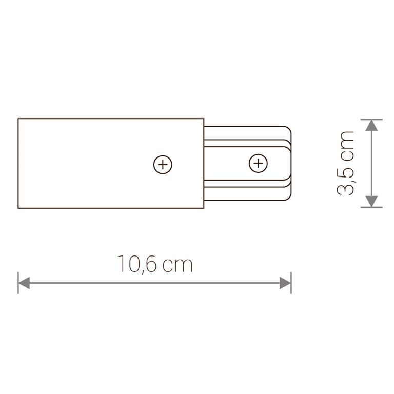 Nowodvorski PROFILE POWER END CAP 9462