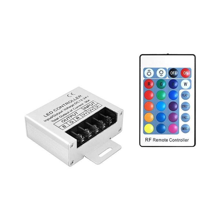 Regulátor pre RGB LED pásy, rádiový, 36A