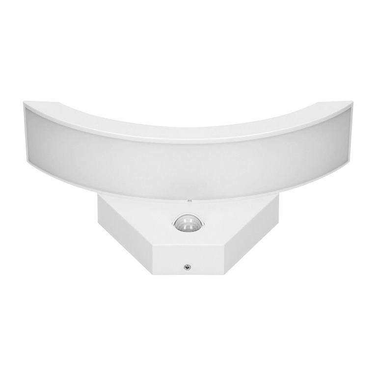 LED svietidlo SPINEL 10W senzor pohybu IP54 biele