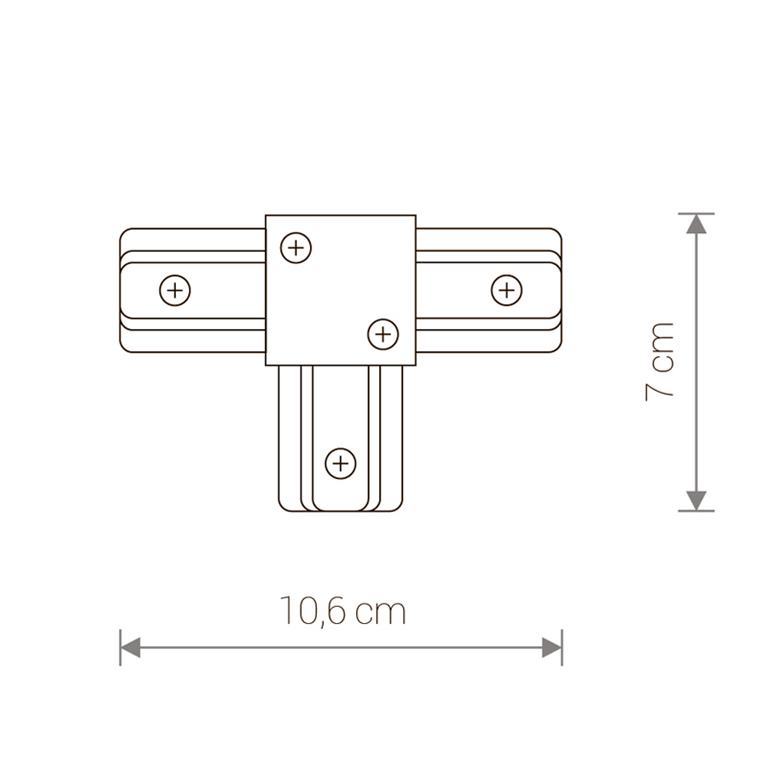 Nowodvorski PROFILE T-CONNECTOR 9187