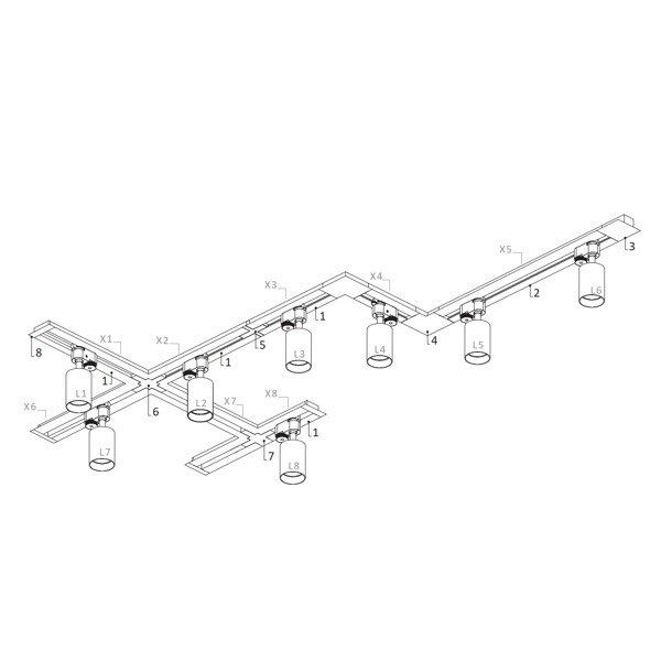 Nowodvorski PROFILE RECESSED TRACK 2 M WHITE 9014