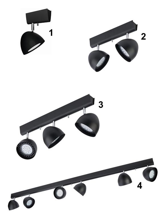 Svietidlo Nowodvorski VESPA BLACK I 8838
