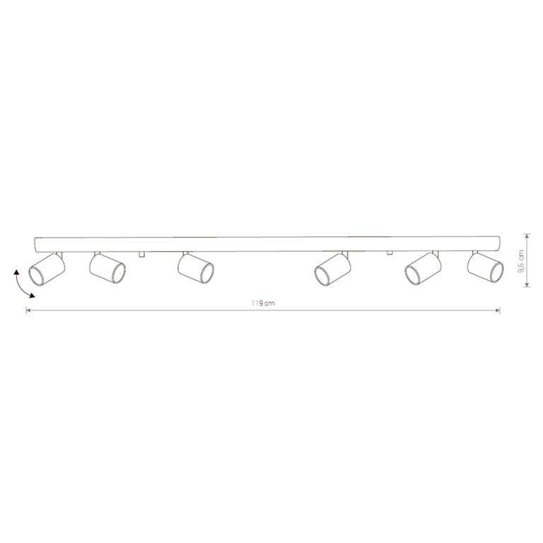 Svietidlo Nowodvorski EYE SPOT BRASS VI 8819