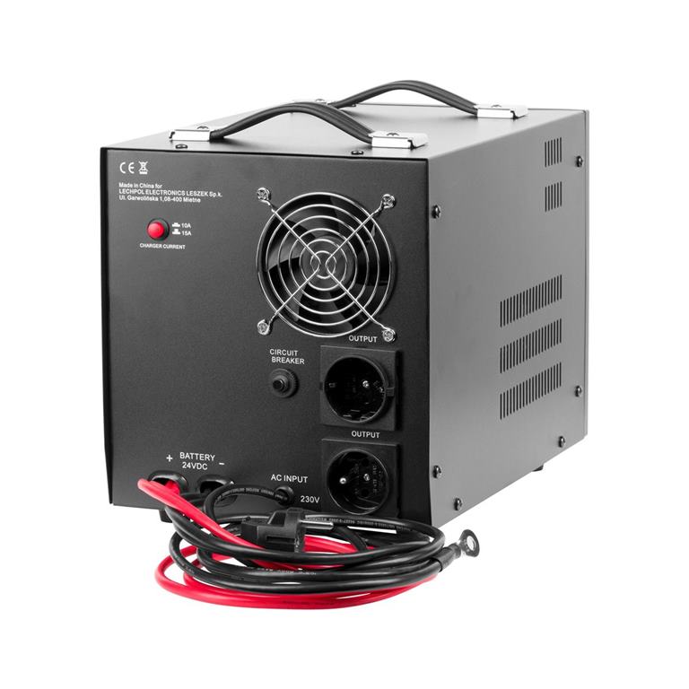 Záložný zdroj PROsinus-2000 24V 230V 2000VA/1400W KEMOT čierny