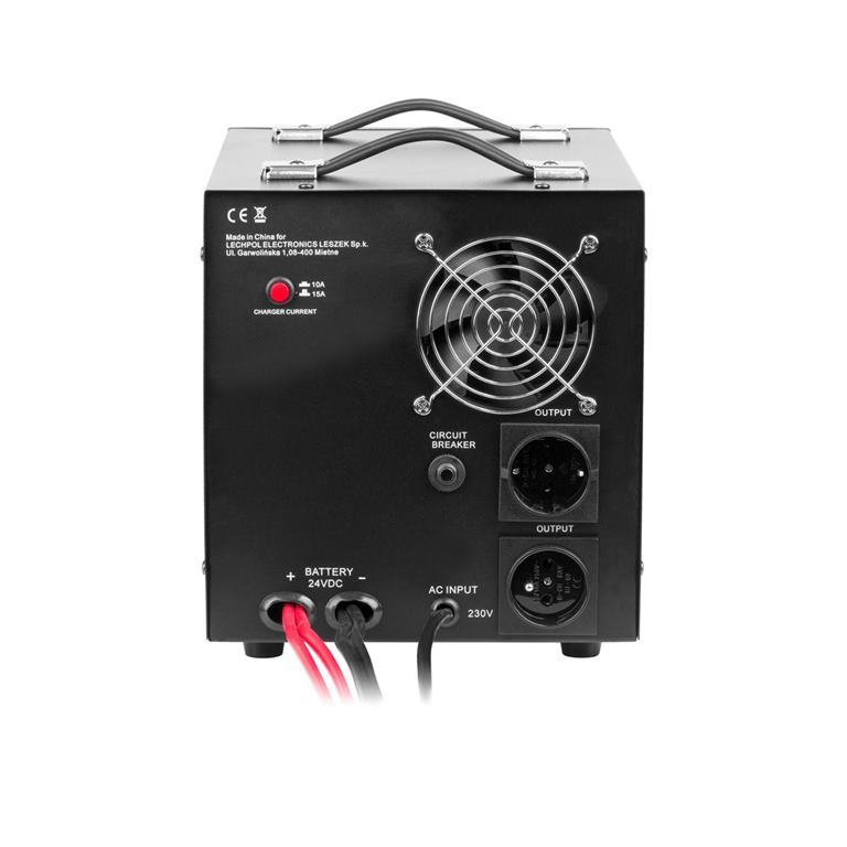 Záložný zdroj PROsinus-2000 24V 230V 2000VA/1400W KEMOT čierny