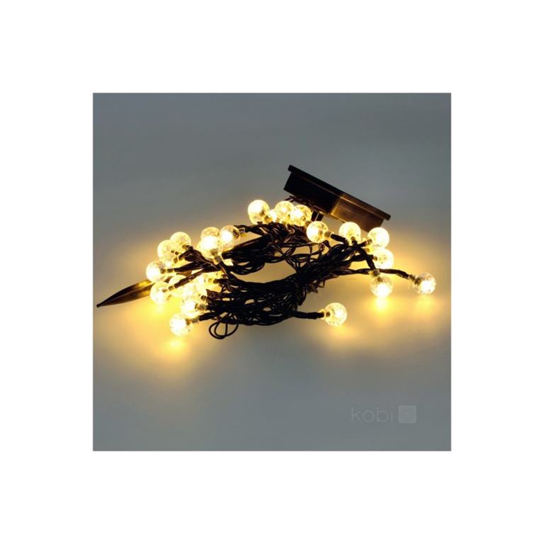 Dekoratívne solárne osvetlenie SOLAR 30 LED AURA 3000K LED2B