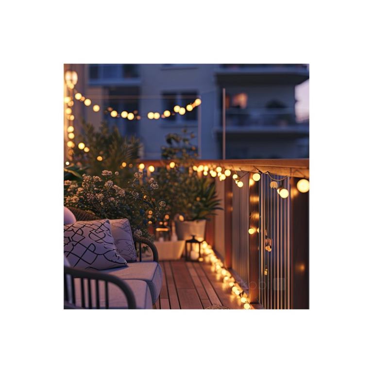 Dekoratívne solárne osvetlenie SOLAR 30 LED AURA 3000K LED2B