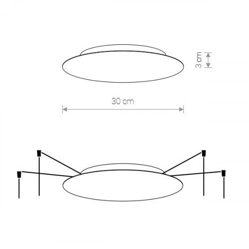 Nowodvorski CAMELEON CANOPY A BL 8563