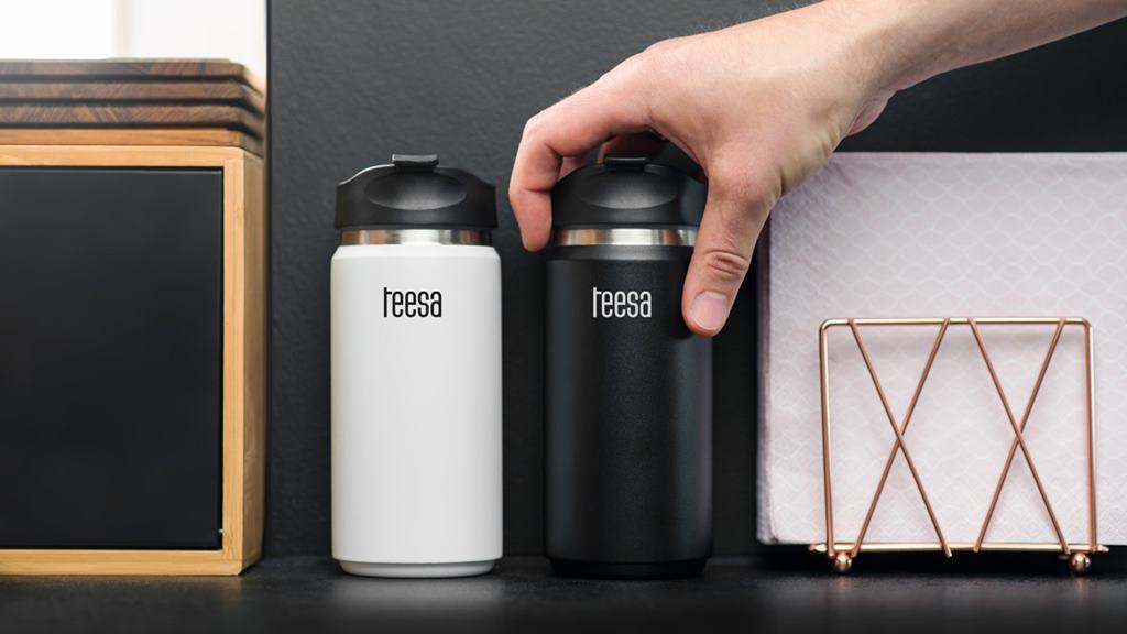 Termohrnček TEESA 350ml biely