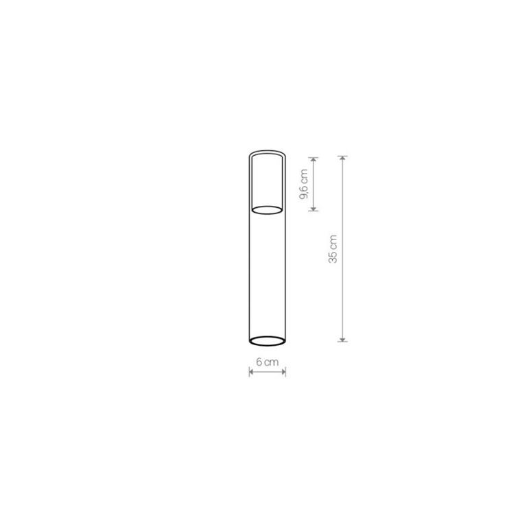 Nowodvorski CAMELEON CYLINDER L TR/BL 8537