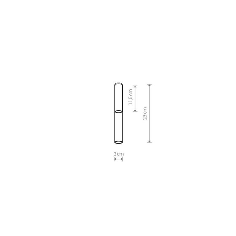 Nowodvorski CAMELEON STRAW S TR/WH 8536