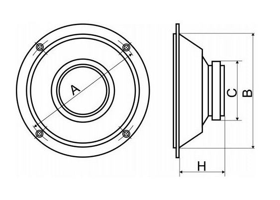 Autorepro K&M692T11 koaxial 6x9" (152x229mm) 150W