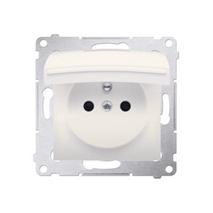 Zásuvka 250 V Simon 54 premium IP44 s clonkami modul béžová