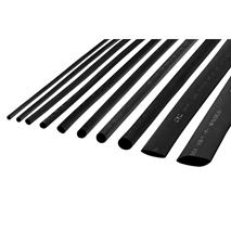 Zmršťovacie bužírky 10,0mm čierne 1m (10ks)