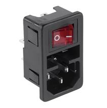 Sieťová zástrčka 230V + spínač na panel