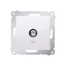 Zásuvka 1 x SAT "F" Simon 54 premium modul biela