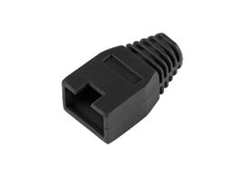 Kryt na konektor 8P8C (RJ45)čierny(100ks)