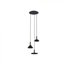 Svietidlo Nowodvorski HERMANOS III BLACK/SOLID BRASS 8030