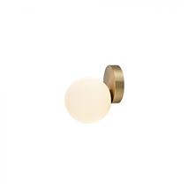 Kúpeľňové nástenné svietidlo Nowodvorski ICE BALL BRASS 8126