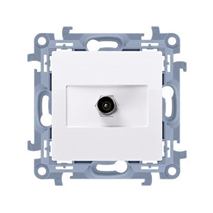 Zásuvka 1 x SAT "F" Simon 10 modul biela