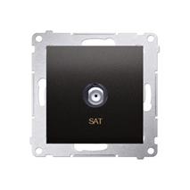 Zásuvka 1 x SAT "F" Simon 54 premium modul antracit