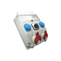 Zásuvková rozvodnica 1x32A, 1x16A, 2x250V, prepínač L-0-P, IP54