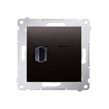 Zásuvka HDMI jednoduchá Simon 54 premium modul antracit