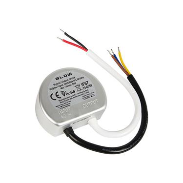 Napájací zdroj do inštalačnej krabice 12V/5A 60W kovový