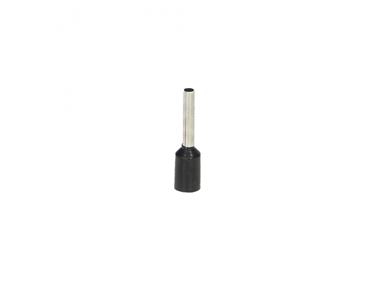 Dutinka izolovaná krimpovacia 1,5/8mm čierna 100ks