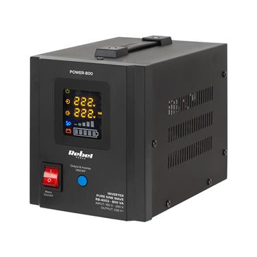 Záložný zdroj PROsinus-800 12V 230V 800VA/500W Rebel čierny