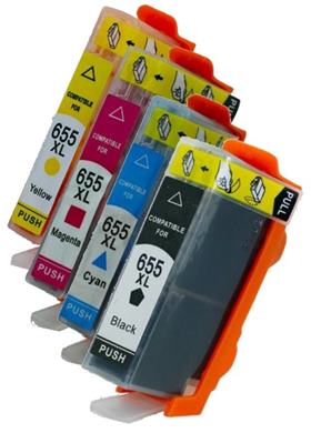 Cartridge HP 655 XL, CMYK, štvorbalenie, multipack, NORMAL QUALITY, kompatibilný
