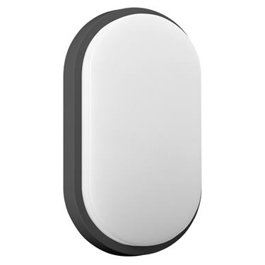 LED svietidlo NEFRYT, 10W, 800lm, IP54, 4000K, čierne