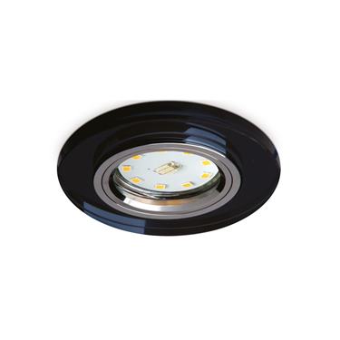 Svietidlo bodové okrúhle pevné OH26N BLACK LED GU10