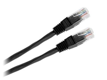 Kábel UTP 8P8C-8P8C 0,5m čierny