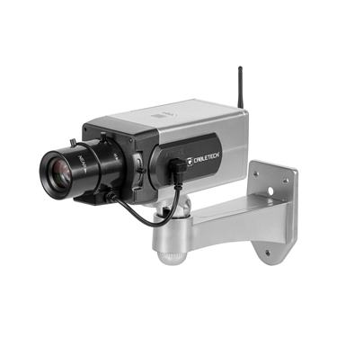 Atrapa kamery tubusová s detektorom pohybu a LED DK-13