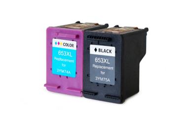 Cartridge HP 653 XL (3YM75AE+3YM74AE), dvojbalenie, kompatibilný
