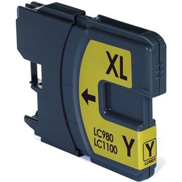 Cartridge Brother LC1100Y, žltá (yellow), kompatibilný