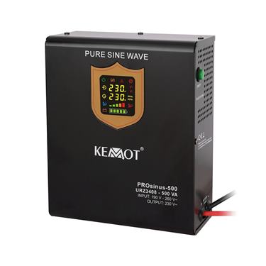 Záložný zdroj KEMOT PROsinus-500 12V 230V 500VA/300W závesný